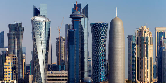 West Bay City in Doha, Qatar