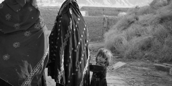 Women and a child in Afghanistan