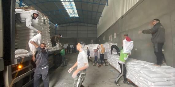 UNRWA was able to reach people in the north of Gaza with lifesaving supplies of humanitarian aid. 