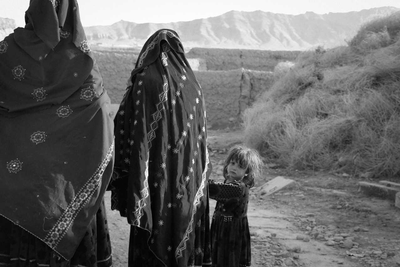 Women and a child in Afghanistan