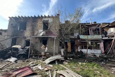 Numerous homes were damaged and destroyed as result of the attack of the Russian Armed Forces on Odesa, south of Ukraine. 