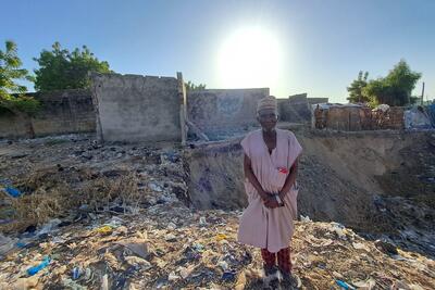 Maman Issofou was displaced when his home swept away by devastating floods in Niger's Maradi Region.