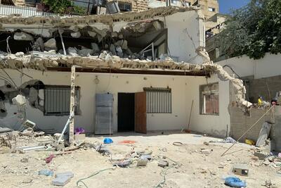 This was the home of a family in the Ras al ‘Amud area of East Jerusalem. The family was forced to demolish it following orders by Israeli authorities citing lack of a building permit, which is rarely granted for Palestinians.