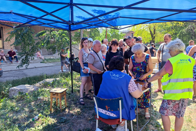 Humanitarians provide vital support to residents affected by the recent attack on Pokrovsk Town in the Donetsk Region, Ukraine