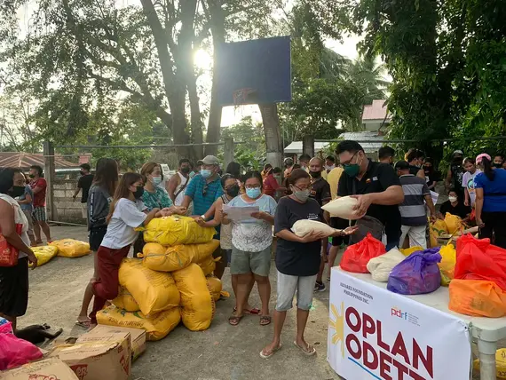 PDRF provided emergency relief assistance to people affected by Typhoon Rai