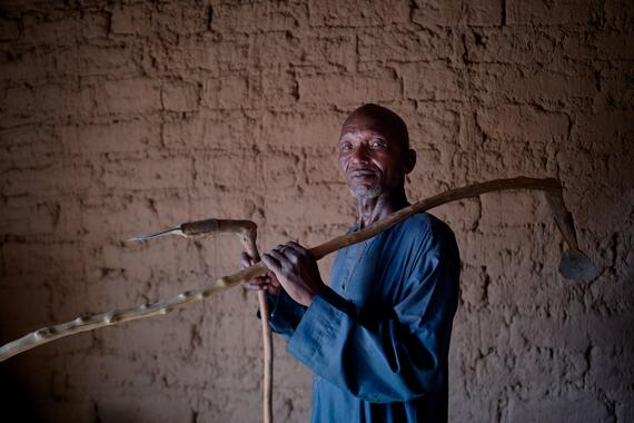 A farmer in Niger