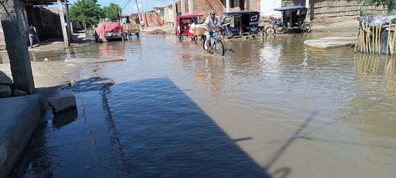 Flood-stricken Piura, one of the worst affected departments in Peru.