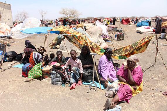 Refugees and returnees in Renk, Upper Nile State, South Sudan. 