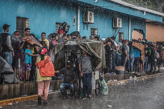 Migrants from all over the world in Honduras