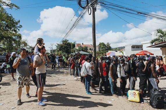 Migrants from all over the world in Honduras