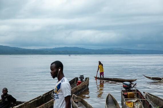 Fisherman in the DRC