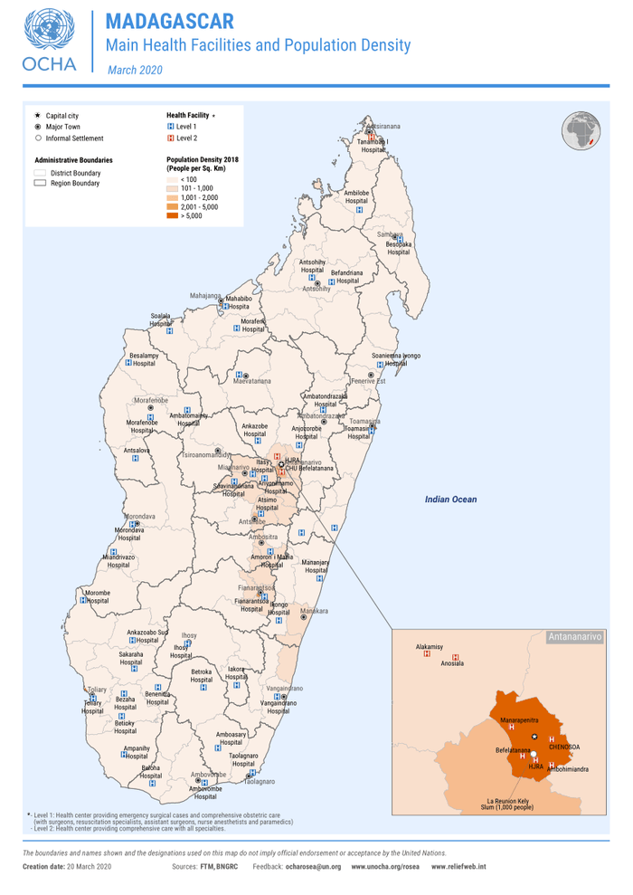 Madagascar Main Health Facilities And Population Density March 2020   E1997361 04a3 3452 B1f9 Eea19bf24000 