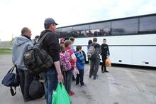 More than 300 civilians were evacuated from Mariupol and neighbouring communities today.