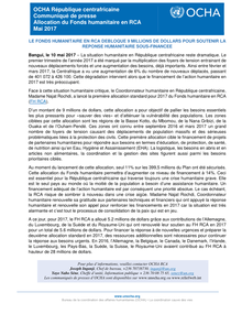 Preview of OCHA RCA Communique de presse - Première allocation standard 2017.pdf