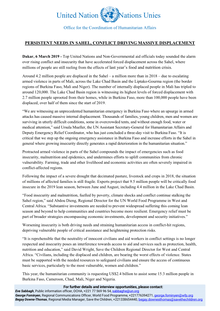 Preview of Press Release _ UN Sahel _ PERSISTENT NEEDS IN SAHEL, CONFLICT DRIVING MASSIVE DISPLACEMENT 6 March 19.pdf