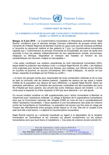 Preview of Communiqué de presse - Intrusion des groupes armés à l'hopital de Bambari - 09062018.pdf