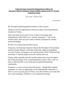 Preview of USG Griffiths remarks to the Security Council on Yemen 15.03.22.pdf