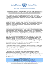 Preview of OCHA John Ging Press Release on Mali 19June2014.pdf