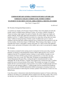 Preview of ERC_USG Stephen O'Brien Statement on Yemen to SecCo Arria Formula Mtg - 21August2017 - FINAL.pdf