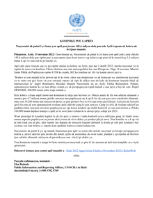 Preview of UN and partners appeal for $145.6 million to assist Haiti in response to cholera and other humanitarian emergencies [HT].pdf