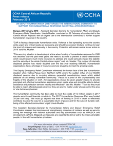 Preview of OCHA CAR_Press Release - Ursula Mueller Visit to CAR 22022018.pdf