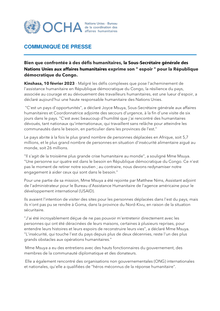 Preview of Bien que confrontée à des défis humanitaires, la Sous-Secrétaire générale des Nations Unies aux affaires humanitaires exprime son espoir pour la République démocratique du Congo.pdf