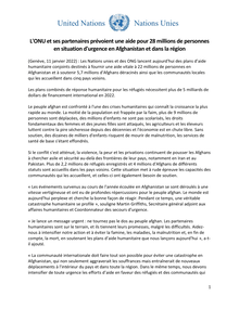 Preview of Afghan HRP RRP press release_Tuesday_fr.pdf