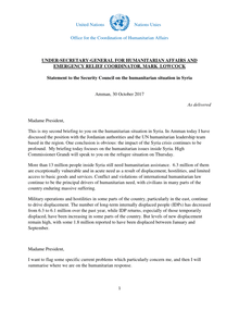 Preview of ERC_USG Mark Lowcock Statement to the SecCo on Syria - 30Oct2017 - FINAL.pdf