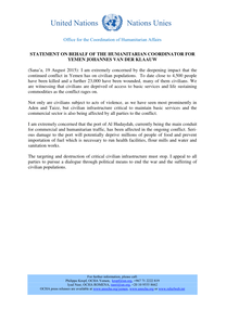Preview of Humanitarian Coordinator for Yemen statement Al-Hudaydah_19 August.pdf