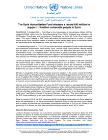 Preview of 7 October Press Release SHF Releases $40 Million for Vulnerable Syrians.pdf