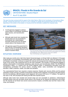 Preview of Brazil - Floods in Rio Grande do Sul - United Nations Situation Report, as of 12 July 2024.pdf