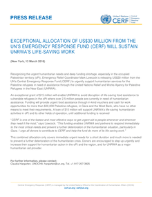 Preview of CERF_Press Release_UNRWA allocation.pdf