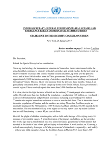 Preview of ERC_USG Stephen O'Brien Statement on Yemen to SecCo 26JAN 2017 CAD - REV 30 JAN.pdf