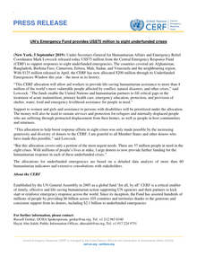Preview of Press Release CERF provides US$75 million to eight underfunded crises.pdf