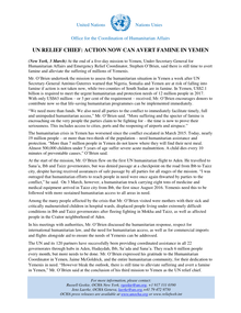 Preview of OCHA PRESS RELEASE - UN RELIEF CHIEF ADVOCATES TO AVERT FAMINE IN YEMEN 03MAR2017 - FINAL.pdf