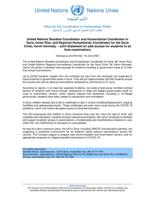 Preview of 19 June Joint Statement on Access to National Exams in Syria .pdf
