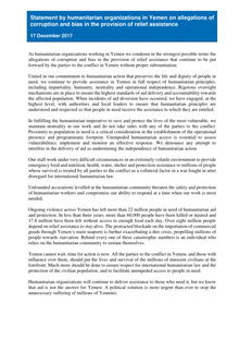 Preview of Joint statement by humanitarian organizations in Yemen_17 December2017_FINAL.pdf