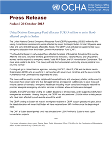 Preview of Press Release_Sudan Floods CERF_October 2013_20 Oct.pdf