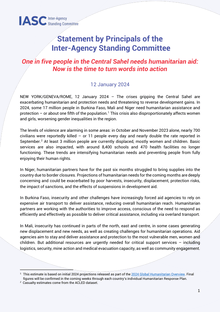 Preview of Statement by Principals of the IASC, One in five people in the Central Sahel needs humanitarian aid_Now is the time to turn words into action, 12 January.pdf