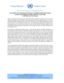 Preview of HC for Yemen statement on Taizz and Ibb - 23 January 2016 - English.pdf