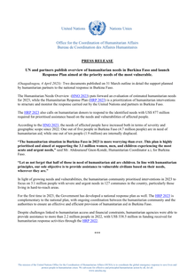 Preview of PRESS RELEASE - HUMANITARIAN RESPONSE PLAN BURKINA FASO - 4 APRIL 2023 EN.pdf