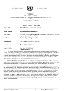 Preview of [FHRAOC] Annexe 2.b. Grant Agreement with UN Agencies.pdf
