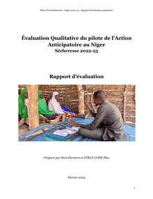 Preview of Évaluation qualitative du pilote de l’Action Anticipatoire au Niger (sécheresse 2022-23).pdf