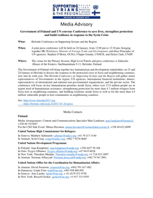 Preview of Final Media Advisory for Helsinki  2O January.pdf