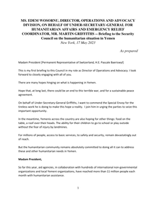 Preview of 20230517 - Security Council Statement on Yemen - Draft for OUSG REV2.pdf
