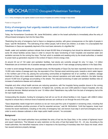 Preview of Entry of emergency fuel urgently needed to avoid closure of hospitals and overflow of sewage in Gaza streets _ United Nations Office for the Coordination of Humanitarian Affairs - occupied Palestinian territory.pdf