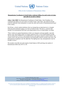 Preview of ss_20200701_press_release_south_sudan_hc_condems_aid_worker_death_in_lakes.pdf