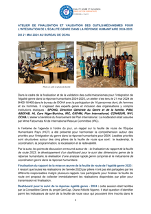Preview of Journée de travail sur les mécanismes de suivi des dimensions genre dans la réponse humanitaire-Final.pdf