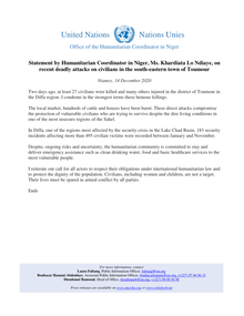 Preview of Press Statement Humanitarian Coordinator in Niger condemns the killing of civilians_14122020_rev.pdf
