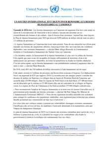 Preview of Communiqué de presse - Cameroun HRP 2019 _ Fev 2019.pdf